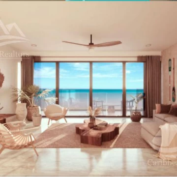 Departamento frente al mar en  venta en Tulum Tankah Riviera Maya  ALRZ6415