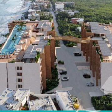 Departamento frente al mar en  venta en Tulum Tankah Riviera Maya  ALRZ6417