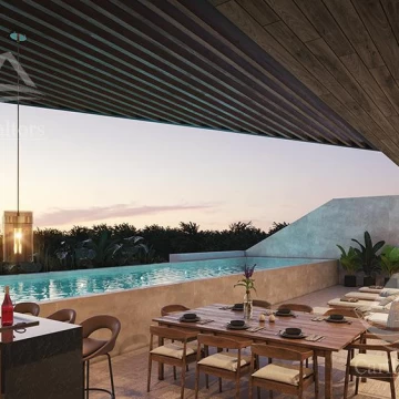 Departamento en  Venta en Aldea Zama Tulum HCS6932