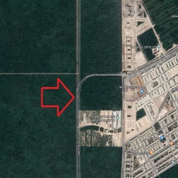 Terreno en venta Av. Ramal Norte, Cancún