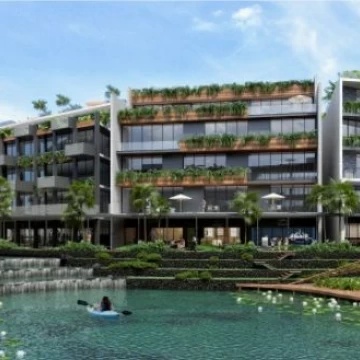 Lote frente a canal Puerto Cancun Gardens