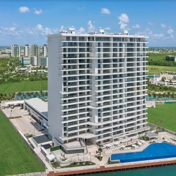 Departamento nuevo con marina en Puerto Cancún