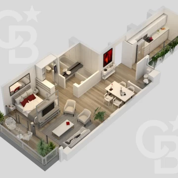 Venta -  Departamento 2 ambientes - Las Cañitas - Inversión -  Pozo  - A estrenar