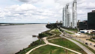 VENTA Hermoso Departamento 1 Dorm con cochera  VISTA AL RÌO Y CIUDAD !! PUERTO NORTE !!