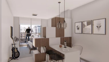 Departamento en venta en   Centro, Rosario Monoambiente c/ amenities