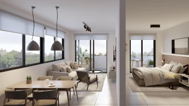 Departamento en venta Pichincha, Rosario 1 dormitorio c/ excelente calidad constructiva.