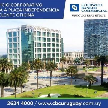 Oficina Plaza Independencia / Ciudad Vieja - Alquiler