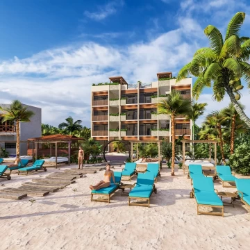 Departamentos en preventa con Beach Front, Mahahual
