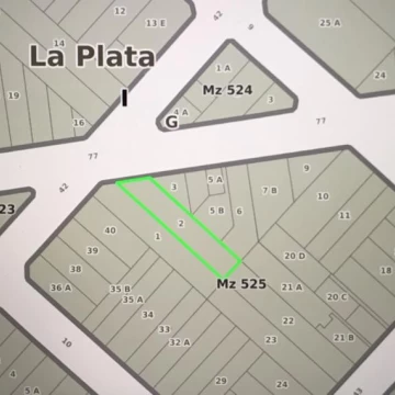 Venta  de importante lote ubicado en Diag. 77  9 y 42